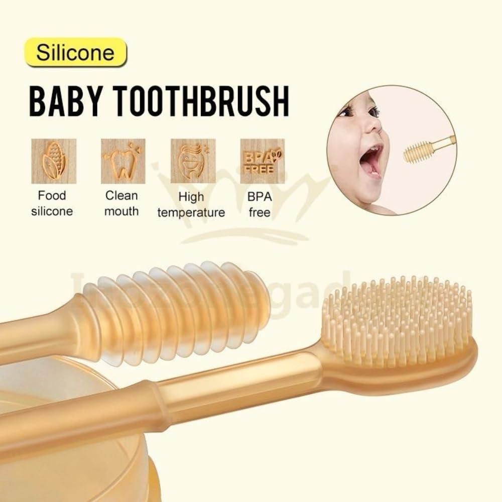Soft Silicone Bristle Toothbrush For Baby